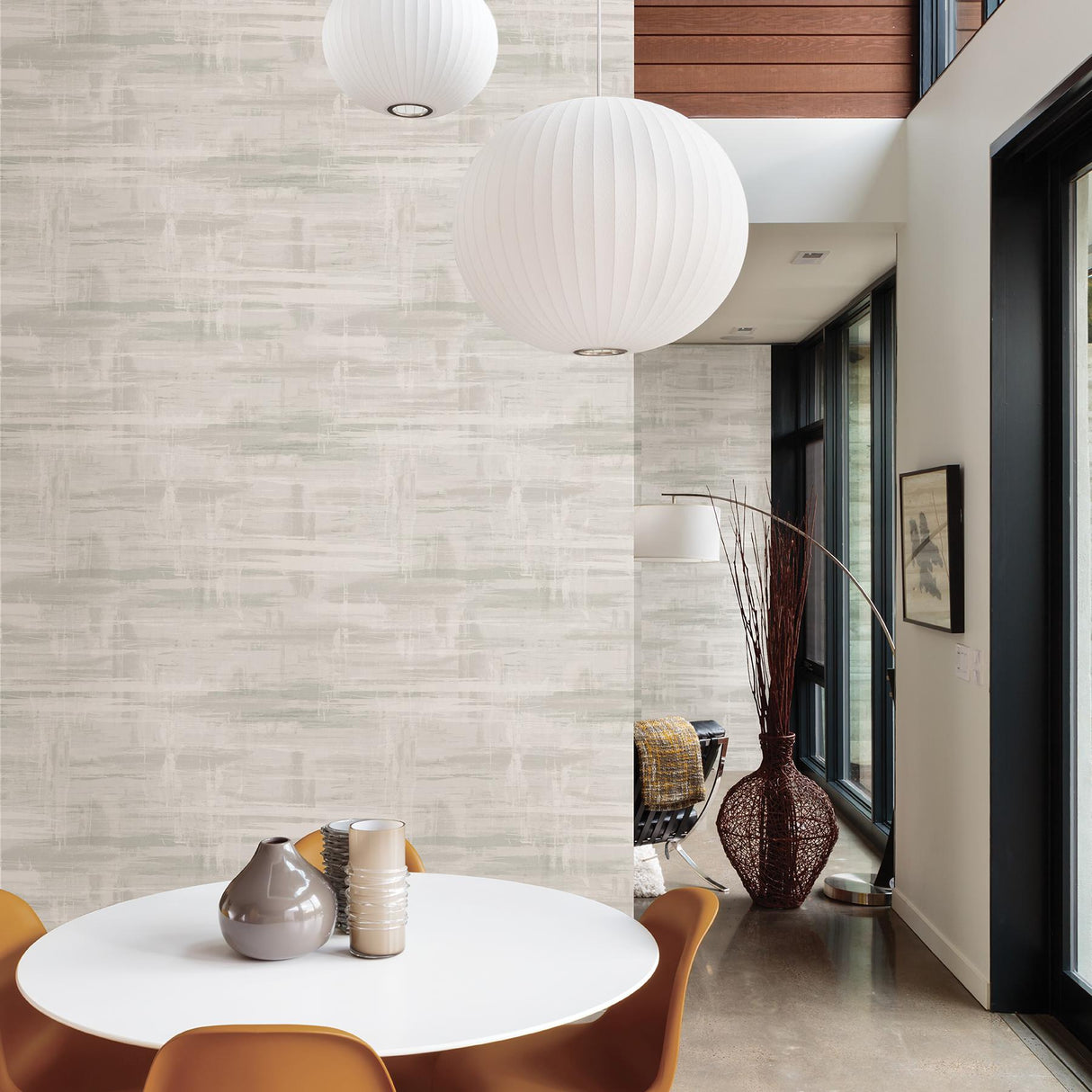 A-Street Prints Imprint Distressed Textures Off-White Wallpaper