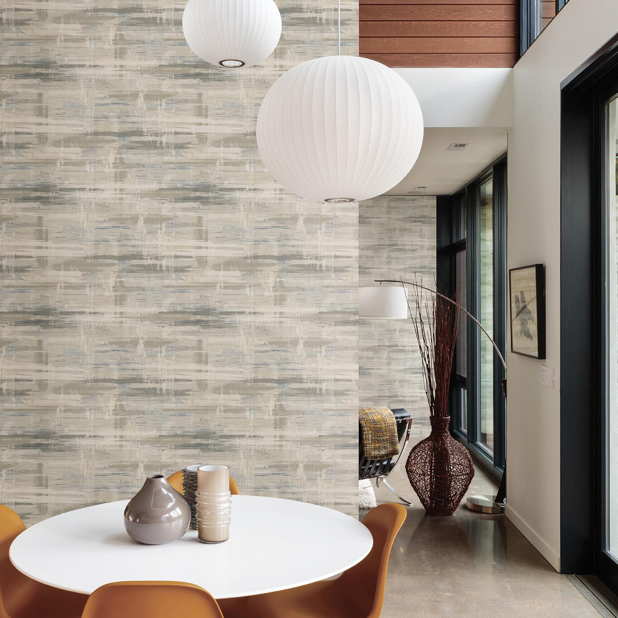 A-Street Prints Marari Beige Distressed Texture Wallpaper