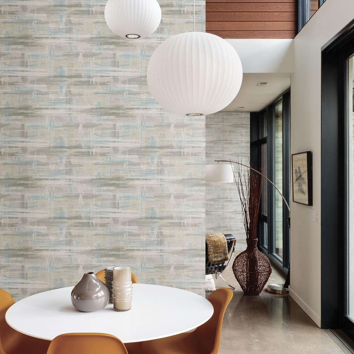 A-Street Prints Imprint Distressed Textures Slate Wallpaper