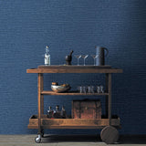 A-Street Prints Imprint Distressed Textures Navy Wallpaper