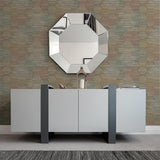 A-Street Prints Imprint Geometrics Brown Wallpaper