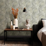 A-Street Prints Scott Living Abstract Grey Wallpaper