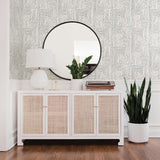 A-Street Prints Scott Living Geometrics Black Wallpaper