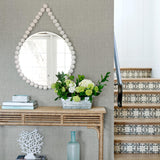 A-Street Prints Jocelyn Grey Faux Fabric Wallpaper