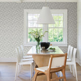 A-Street Prints Ting Taupe Abstract Woven Wallpaper