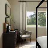 A-Street Prints Lela Silver Faux Linen Wallpaper