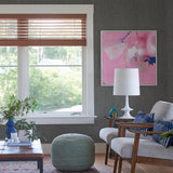 A-Street Prints Dunstan Black Basketweave Wallpaper