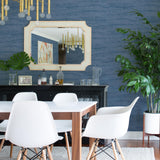 A-Street Prints Lindsay Denim Chenille Wallpaper