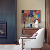 A-Street Prints Terence Bone Pinstripe Texture Wallpaper