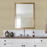 A-Street Prints Skyler Khaki Striped Wallpaper