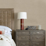 A-Street Prints Jordan Beige Faux Tweed Wallpaper