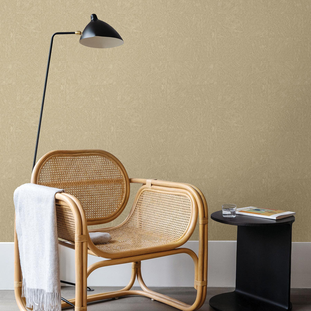 A-Street Prints Dimensions Distressed Textures Off-White Wallpaper