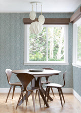 A-Street Prints Scott Living Ii Geometrics Sky Blue Wallpaper