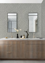 A-Street Prints Scott Living Ii Geometrics Grey Wallpaper