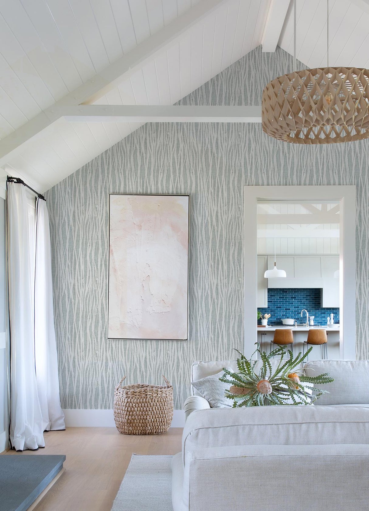 A-Street Prints Scott Living Ii Stripes Light Grey Wallpaper