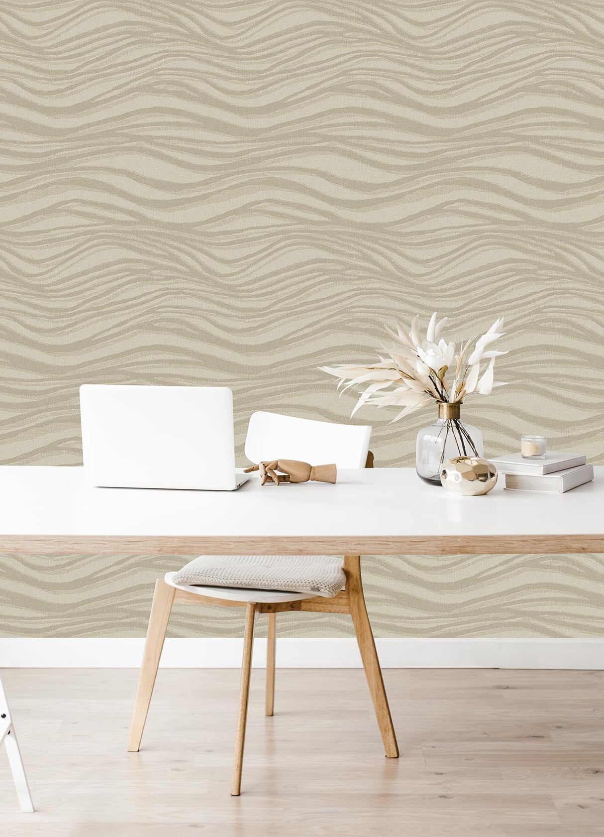 A-Street Prints Scott Living Ii Abstract Gold Wallpaper