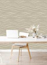 A-Street Prints Scott Living Ii Abstract Gold Wallpaper