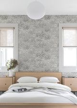 A-Street Prints Lustre Abstract Silver Wallpaper