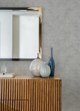 A-Street Prints Lustre Distressed Textures Silver Wallpaper