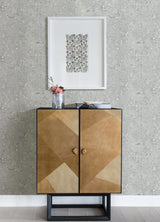 A-Street Prints Kulta Silver Cemented Wallpaper