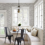 Brewster Home Fashions Brewster Fresh Start Kitchen & Bath Texture Pattern Black Wallpaper