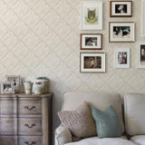 Brewster Home Fashions Brandi White Tin Tile Wallpaper