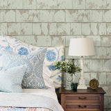 Brewster Home Fashions Chesapeake Kindred Wood Sage Wallpaper
