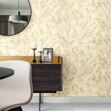 Brewster Home Fashions Titania Gold Marble Texture Wallpaper