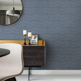Brewster Home Fashions Hydra Blue Geometric Wallpaper