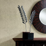 Brewster Home Fashions Carbon Platinum Honeycomb Geometric Wallpaper