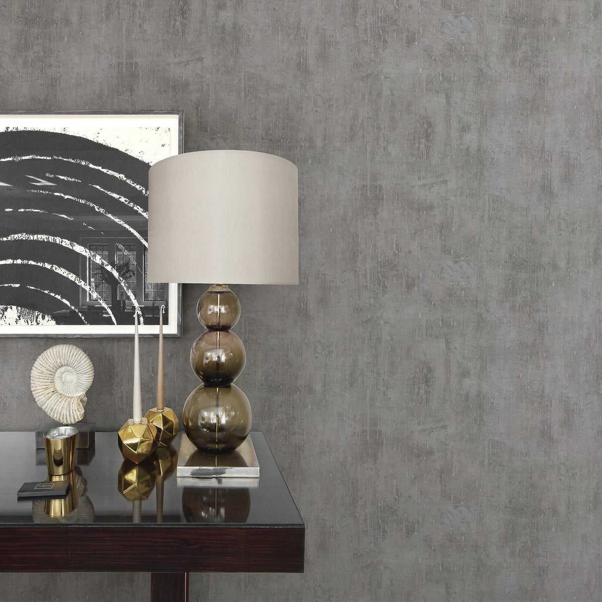 Brewster Home Fashions Brewster Polished Texture Pattern Pewter Wallpaper