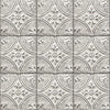 Brewster Home Fashions Brasserie Silver Tin Ceiling Tile Wallpaper