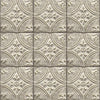 Brewster Home Fashions Brasserie White Tin Ceiling Tile Wallpaper