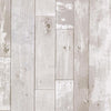 Brewster Home Fashions Harbored Light Grey Distressed Wood Panel Wallpaper