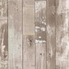 Brewster Home Fashions Harbored Neutral Distressed Wood Panel Wallpaper