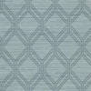 Brewster Home Fashions Vaughan Teal Geometric Wallpaper