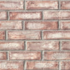 Brewster Home Fashions Appleton Maroon Faux Weathered Brick Wallpaper