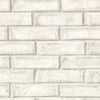 Brewster Home Fashions Appleton Off-White Faux Weathered Brick Wallpaper