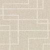 Brewster Home Fashions Clarendon Wheat Geometric Faux Grasscloth Wallpaper