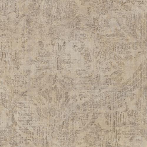 Brewster Home Fashions Warner Warner Textures X Damask Khaki Wallpaper