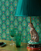 Brewster Home Fashions Eijffinger Pip Studio Vol. 5 Ogee Teal Wallpaper