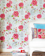 Brewster Home Fashions Eijffinger Pip Studio Vol. 5 Birds White Wallpaper