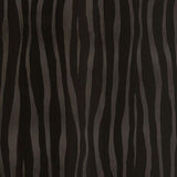 Brewster Home Fashions Eijffinger Skin Zebra Print Black Coffee Wallpaper