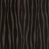 Brewster Home Fashions Burchell Chocolate Zebra Flock Wallpaper
