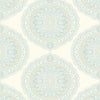 Brewster Home Fashions Bolinas Aquamarine Medallion Wallpaper