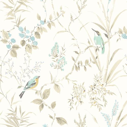 Brewster Home Fashions Chesapeake The Vineyard 3117-24171 Beige Wallpaper