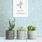 Brewster Home Fashions Chesapeake The Vineyard 3117-24276 Blue Wallpaper