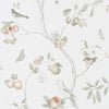 Sanderson Fruit Aviary Ivory/Mineral Wallpaper