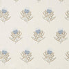 Sanderson Protea Flower China Blue/Linen Fabric