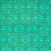 Morris & Co Brer Rabbit Olive/Turquoise Fabric
